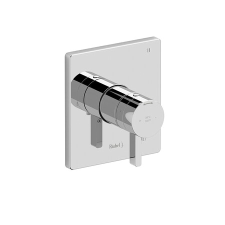 Riobel 3-Way Type T/P (Thermostatic/Pressure Balance) Coaxial Valve Trim TPXTQ45BG